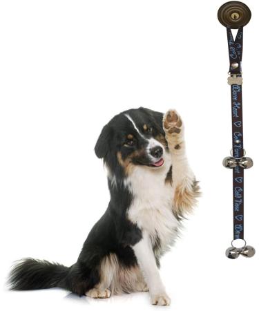 Poochie Bells Dog Training Doorbell - Cold Nose Warm Heart for House Training & Walking - Buy Online on GoSupps.com