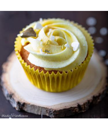 Super Strussel Schickeria - 180g Gold Edible Decorations | Sugar Sprinkles for Cakes & Biscuits | EU Ingredients | No AZO Dyes - Buy Online on GoSupps.com