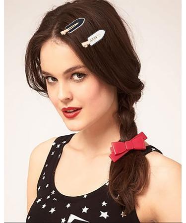 8 PCS No Bend Hair Clips for Women - Non-Crease Barrettes for Thin Hair - Fashion Gifts for Girls - Buy Online on GoSupps.com