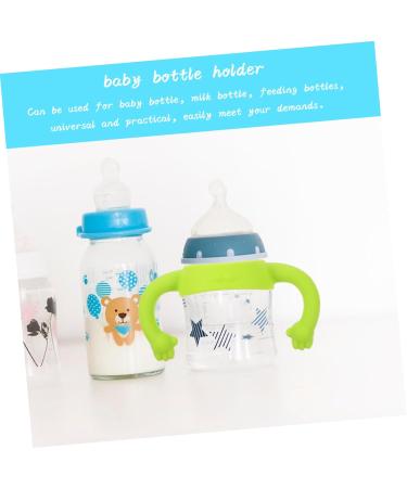 Abaodam 2 pcs Milk Bottle Handle for Silicone Milk Bottle Handle Bottle Handle for Accessories Soft Milk Bottle Handles Bottle Holder Feeding Bottle 14.00X5.00X5.00CM Light Green - Buy Online on GoSupps.com