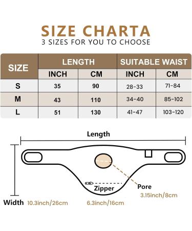 Ostomy Belt for Men & Women - Comfortable Adjustable Colostomy Support Wrap Large Black Ostomy Bag Cover - Buy Online on GoSupps.com