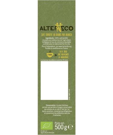 ALTER ECO - Coffee Beans - Organic Arabica Coffee from Ethiopia - Intensity 2 - Fair Trade - 500 g - Buy Online on GoSupps.com