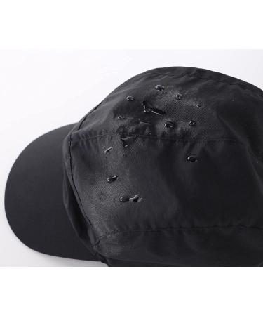 Winter Hat for Men with Fleece Lining and Earflaps - Waterproof Baseball Cap in Black - Buy Online on GoSupps.com