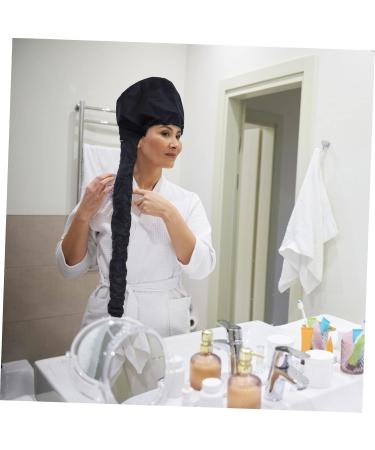 OHPHCALL 2pcs Dry Hair Cap Conditioning Cap Steamer Caps Salon-use Hats Cappy Hat Thermal Heat Cap Black 190t - Buy Online on GoSupps.com