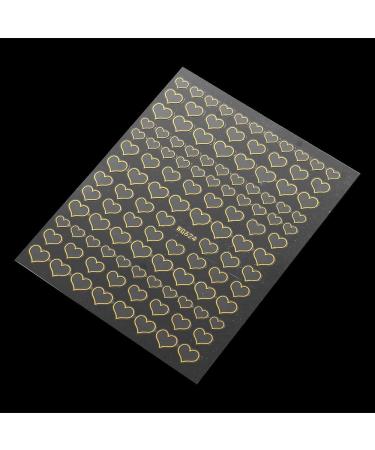 1 PC 2021 Simple Nails Accessories Gold Summer Diy Slider Nail Sticker 3D Love Heart Design(red) - Buy Online on GoSupps.com