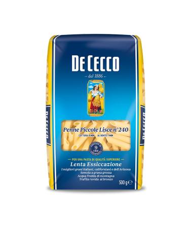 De Cecco De Cecco - Small Smooth Pens Hard Grain Sole Paste - 500g - pack of 12