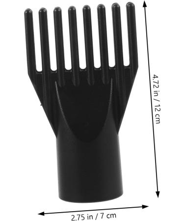 FRCOLOR Pack of 4 Water Blower for Pets Hair Styling Nozzle Hair Dryer Front Nozzle Blower Comb Hair Dryer Attachment for Hair Hair Dryer Attachment Universal Comb Hair Dryer Attachment Dog 12.00X7.00X4.00CMx4pcs Black x 4 pieces - Buy Online on GoSupps.com