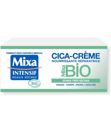Mixa Organic Cica Nourishing Repair Cream for Sensitive Skin 50 ml Pack of 1 - Buy Online on GoSupps.com
