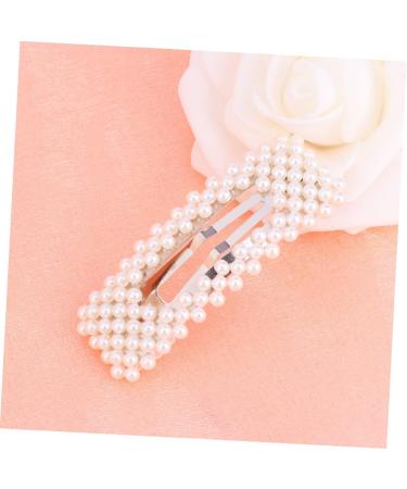FRCOLOR Pearl Hair Pin Barrettes for Women Hair Claw Clips for Women Pearl Hair Clip Goody Hair Clips for Women Womens Barrettes for Hair Bobby Pin Bang Clip Miss Side Clip - Buy Online on GoSupps.com
