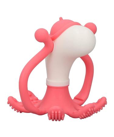 Premium Baby Tooth Toy Bei ring - Silicone Kraken Teething Ring | Food-Grade Bite-Proof & Heat-Resistant for Teething Relief - Buy Online on GoSupps.com