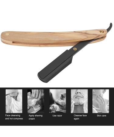 Portable Stainless Steel Barber Razor for Men - Foldable Manual Shaver for Facial Care | International Shipping Available - Buy Online on GoSupps.com