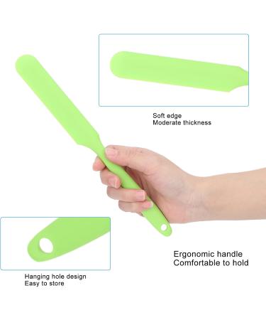 Ergonomic Green Wax Applicator & Spatula - Reusable Silicone Scraper for Home & Salon Waxing - Buy Online on GoSupps.com