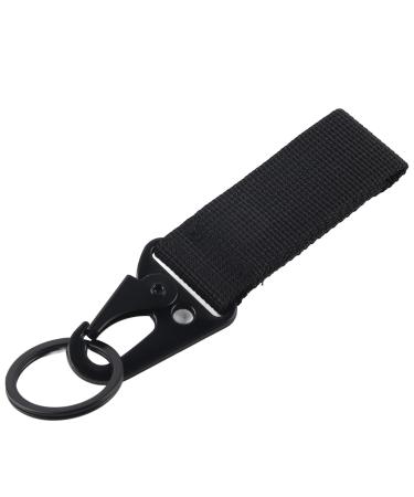 Alomejor Tactical Clips Tactical belt hanging carabiner Hook Nylon webbing Buckle Clip for Camping hiking Backpack
