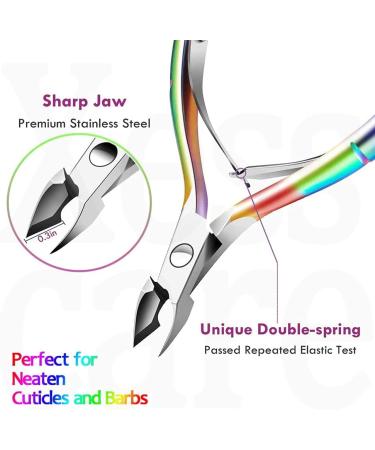 Cuticle Trimmer with Cuticle Pusher Cuticle Remover Cutter Nipper Scissor and Triangle Cuticle Nail Pusher Peeler Scraper Durable Dead Skin Clipper Manicure Pedicure Tools - Buy Online on GoSupps.com