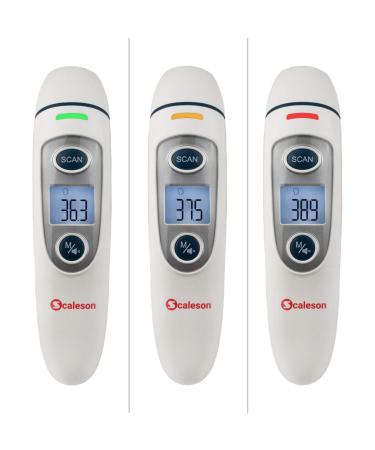 Buy SCALESON S240 Non-Contact Infrared Thermometer - Ear & Forehead | Fever Alarm & LCD Screen | Fast International Shipping - Buy Online on GoSupps.com