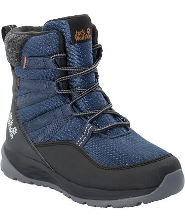 Jack Wolfskin Polar Bear Texapore High K Hiking Boot - Big Kid (8-12 Years) | Blue/Black | Size 3.5 - Buy Online on GoSupps.com
