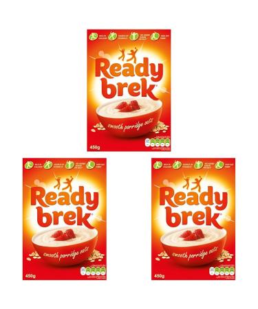 Ready Brek Smooth Porridge Oats Original 450g (Pack of 3)