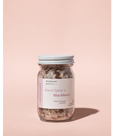 Warm Spice + BlackBerry Bath Soak 4oz Red White