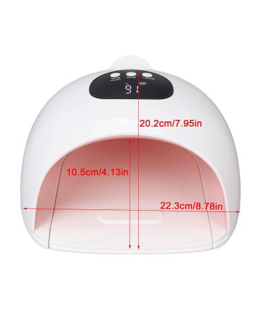 UV-LED Nail Lamp 72W | Fast-Drying Gel Nail Polish Dryer with 36 Light Chips & 3 Time Settings | Professional Nail Art Tool (EU) - Buy Online on GoSupps.com
