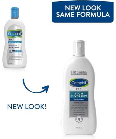 Cetaphil PRO Body Wash 295ml For Itch Prone & Eczema Prone Skin With Niacinamide & Shea Butter Vegan Friendly - Buy Online on GoSupps.com