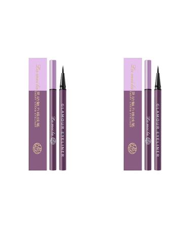 Liquid Eye Liners for Women 2/3/5 Waterproof Liquid Eyeliner Long-Lasting Quick-Drying Ultra-Fine Eyeliner Beginner Friendly Fast Drying Cosmetics Black Liquid Eyeliner Makeup 1 count (Pack of 1)