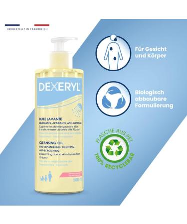 DEXERYL Cleansing Oil for Dry and Eczema Prone Skin - 500ml - Buy Online on GoSupps.com