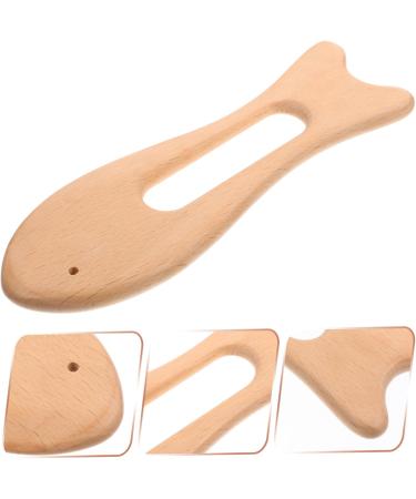 Fomiyes 2-Pack Wooden Gua Sha Massage Tool for Body | Manual Lymphatic Massage Device | Portable Beech Wood Personal Care Board | 20x6.5cm - Buy Online on GoSupps.com