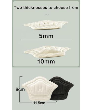 Back of Heel Cushion Inserts - Adhesive Heel Guards for Loose Shoes Perfect Fit Insole Patch for Sneakers (Beige 10mm - Buy Online on GoSupps.com