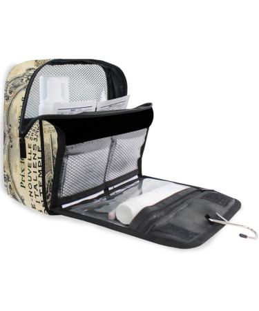 Shop Vintage Floral Skull Cultural Bag | Halloween Travel Wash Organizer for Men & Women - Portable Makeup & Cosmetics Storage with Hooks - Buy Online on GoSupps.com