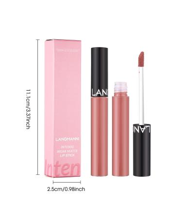 12Pcs Matte Liquid Lipstick Set - Long-Lasting Waterproof Nude Gloss Gift | Smooth Velvety Lips Makeup - Buy Online on GoSupps.com