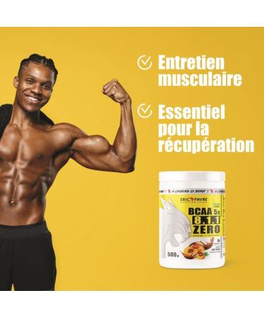 BCAA POUDRE 8.1.1 Zero - Acides Amin s Musculation Vegan - Votre Alli Pour Des Entrainements Efficaces - Performance Accentu e - 500 Gr - Laboratoire Fran ais Eric Favre (Citron/Citron vert) - Buy Online on GoSupps.com