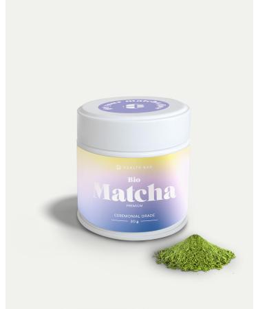 Health Bar Organic Matcha Powder | 30g Premium Green Tea from Japan | sweet and creamy without sugar | ideal for Matcha Latte 30 g