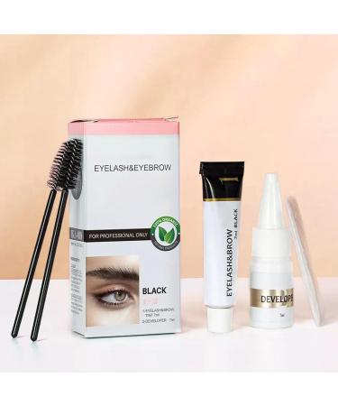 Brows Dye Kit Brow And Lash Tint Semi-Permanent Lash Tinting Kit Quick Dry Waterproof Long-lasting Eyebrow Dye Tint For Natural Eyelash Fast & Easy Brow Dye Starter Kit - Buy Online on GoSupps.com