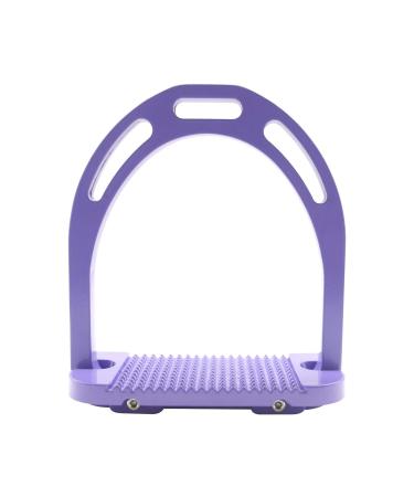 AK Aluminum Stirrups - 4.75 Inch Purple Coated Colors for Equestrian Use | International Shipping Available - Buy Online on GoSupps.com
