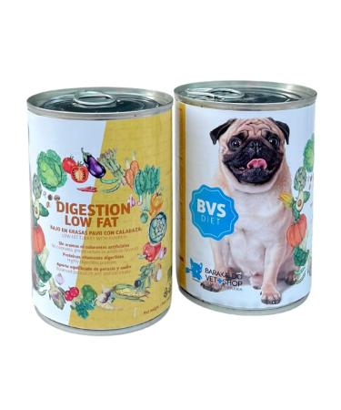 Barakaldo Vet Shop | Diet Digestion + Light Turkey with Pumpkin Wet Dog Food | 1 unit x 400 g