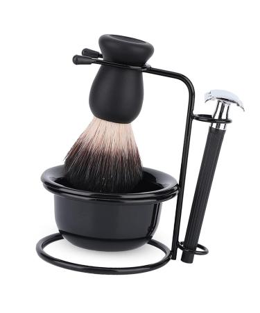 Professional Manual Shaving Set for Men - Safe Beard Care Tools Razor Brush Stand & Mustache Shaving Accessories | International Shipping Available - Buy Online on GoSupps.com