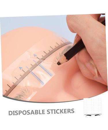  HAKIDZEL 50Pcs Eyebrow Positioning Ruler Eyebrow Shaping Template Eyebrow Ruler Sticker Eyebrow Template Eyebrow Stencil Eyebrow Shaper Kit - Buy Online on GoSupps.com