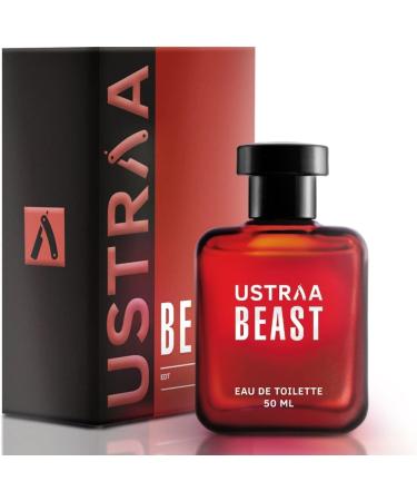 Ustr.aa Beast E.DT Perfume For Men - 50ml - Long-Lasting Masculine Fragrance | Fresh Citrusy Opening Notes Woody Smokey Heart Notes Leathery Musky Base Notes | Suited For All Occasions - Buy Online on GoSupps.com