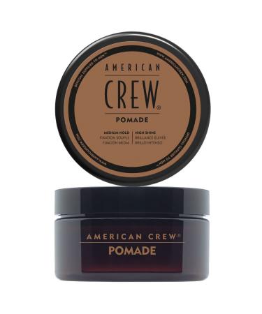 AMERICAN CREW Pomade 85g Styling Product for Men, Medium Hold Hair Product, Water Based Hair Pomade, Perfect for Smooth Hairstyles with Lots of Shine - Buy Online on GoSupps.com