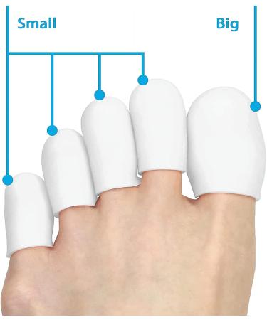 Gu Cheng Toe Protector Silicone Toe Covers - Set of 10 for Ingrown Toenails, Corns, Blisters, Hammer Toes - Beige - Buy Online on GoSupps.com