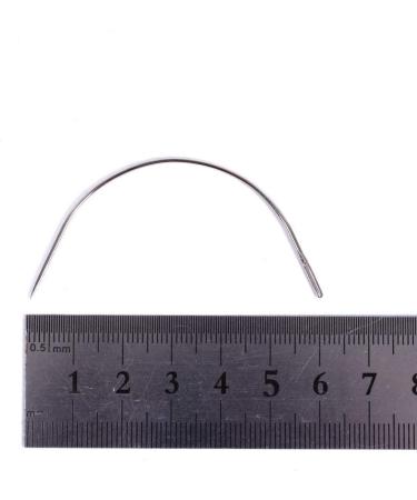 Black Hair Weaving Thread with 12 Curved Needles - Hair Extension Accessory for Wig Making - Buy Online on GoSupps.com