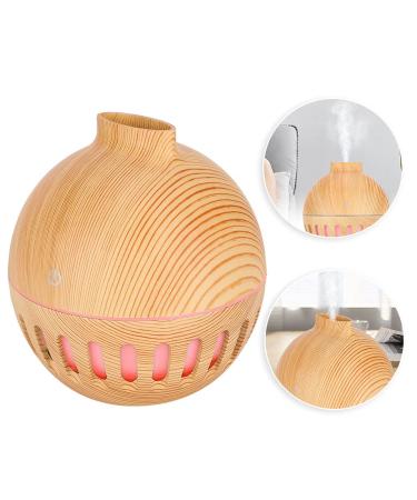 Aromatherapy Diffuser Wood Grain Humidifier Foam Boxing Sticks Diffuser Diffuser Oil 130Ml Diffuser Mute Humidifier Portable USB Cool Mist Humidifier (Light Light Wood Grain