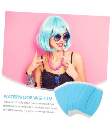 DOITOOL 23 Sheets Double Sided Wig Film Double-sided Tape Wig Tape Supply Lace Wig Hair Wig Tape Hair Extension Tape Strips Waterproof Wig Tape Sticker Glue Water Proof - Buy Online on GoSupps.com