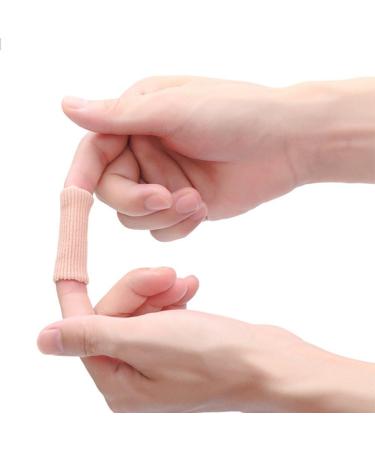 HEALIFTY Silicone Toe Sleeves - Cuttable Toe Tubes for Pressure Pain Relief - Size S 15CM - Khaki - Buy Online on GoSupps.com