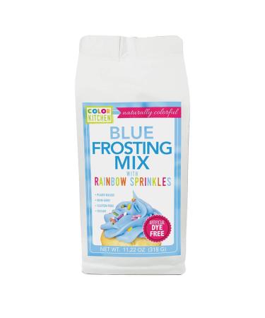 ColorKitchen Blue Frosting Mix with Rainbow Sprinkles 11.22 oz (318 g)