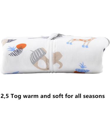 Chilsuessy Toddler Sleeping Bag with Feet 2.5 Tog - Panda Forest Design | CPC Certified Baby Sleeping Sack for 2-3 Years, 80cm - Infant Walking Pyjamas & Wearable Blanket - Buy Online on GoSupps.com