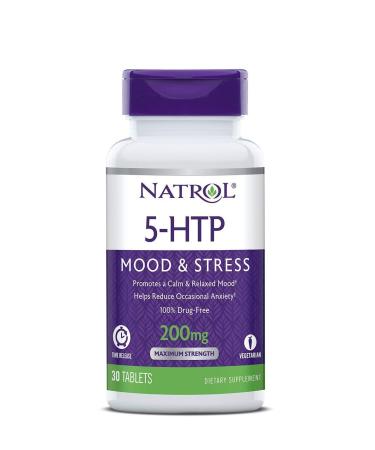 Natrol 5-HTP Mood and Stress, 200mg, 60 Tablets