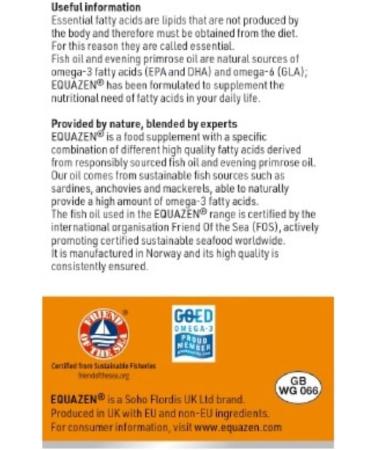 EQUAZEN CHEWS (EyeQ chews) 60 Omega 3 & Omega 6 Chewable Capsules for Kids Strawberry Flavor - Buy Online on GoSupps.com