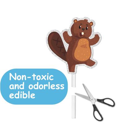 S-Cp-0060 Ice Cream Fruit Dessert Cupcake Topper Colorful Glitter Happy Birthday Sensory Pop Game Theme Decor Supplies Baby Shower Boys Girls Birthday Party Decorations - Buy Online on GoSupps.com