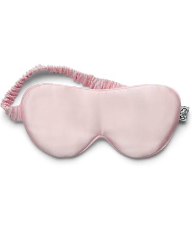 Silky Dreams 100% Pure 22-Momme Mulberry Silk Sleep Mask - Satin Pink - Buy Online on GoSupps.com